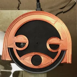 Alexa face plate for echo spot