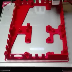 anet a8 hot bed clamps