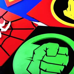 Avengers and Superhero emblems - Critter Hitters