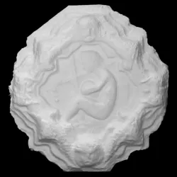 Brick with Head of Medusa