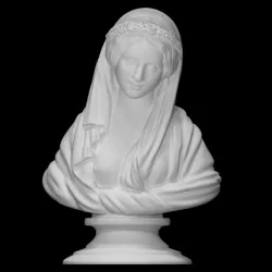 Bust of a Vestal by Pasquale Romanelli