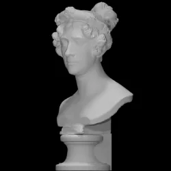 Bust of Augusta Wilhelmine Luise Princess of Hesse-Kassel, Duchess of Cambridge