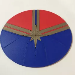 Captain Marvel Emblem Coaster