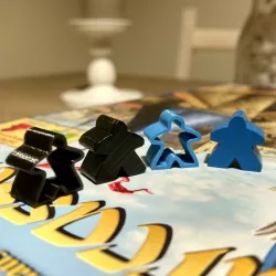 Carcassonne Meeples (normal, giant and Ghost/Phantom)