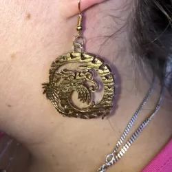 Celtic Dragon earrings