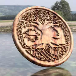 Celtic tree of Life drink-coaster (version 2)