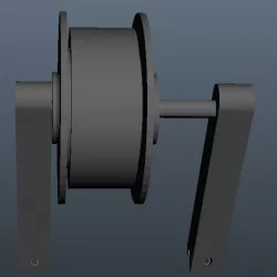 Center Pivit 2X Supported Spool side Mount