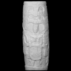 Column, Costumed Figure