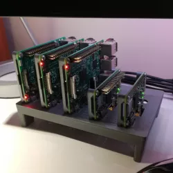 Compact Raspberry Pi Rack