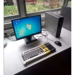 Cover/keyguard for Logitech K120 keyboard (Aid for Parkinson patients)