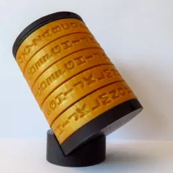 Cryptex with customizable code