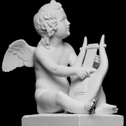 Cupid Playing the Lyre