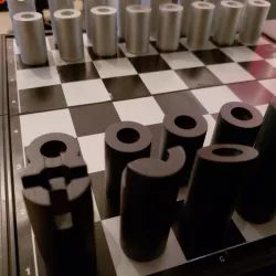 Cylindrical Chess set