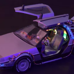 Delorean 1-8 Scale Part Pacman 3D print
