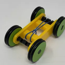 Designing a Simple 3D Printed Rubber Band Car Using Autodesk Fusion 360