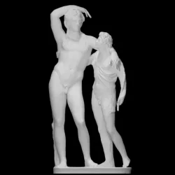 Dionysus and satyr