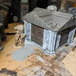 Fantasy Wargame Terrain - Necromancer Mausoleum/Crypt