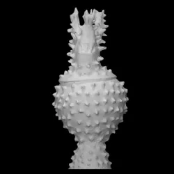 Fish-shaped vase