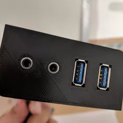 Front and back covers for Carbide Series 300R Front I/O panel.