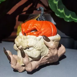 Halloween Pumpkin Skull Decoration