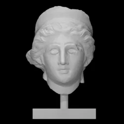 Head of a sphinx from a statue of Venus Heliopolitana