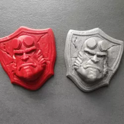 Hellboy badge