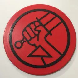 Hellboy BPRD Logo Coaster