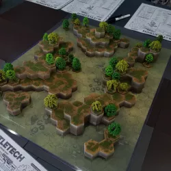 Hex Map Hills (Battletech Grasslands #3)