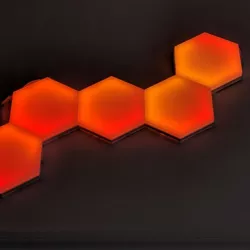 Hexagonal moodlite tiles