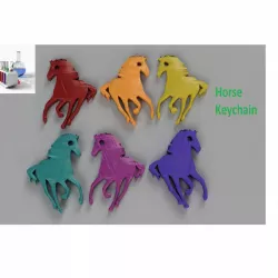 Horse keychain