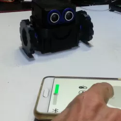 How to make a little robot controlled by smartphone