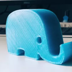 How To Make an Elephant 3D Printed Smartphone Holder In SelfCAD