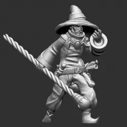 Human male mage for fantasy d&d