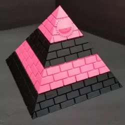 ILLUMINATI PYRAMID BOX with secret compartment