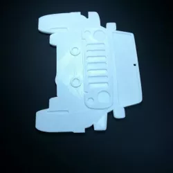 Jeep Outline Ornament