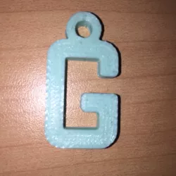 Keychain Letter G