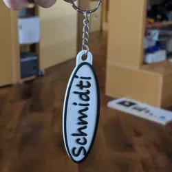 Keychain with NFC