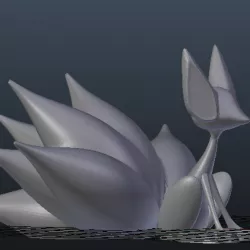 Kitsune Nine Tailed Fox