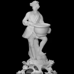 Louis XV Meissen Bouquetiere Figure