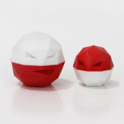Low-Poly Voltorb and Electrode