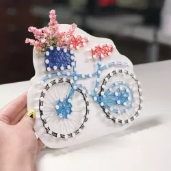 Make String Art Simple | New Way To Make String Art - in SelfCAD