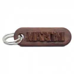 MARTIN Personalized keychain embossed letters