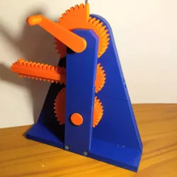 Mechanism to translate contionuous rotary motion to a reciprocating motion