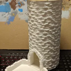 Medieval Stone Dice Tower - Modular
