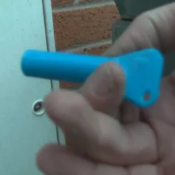 Meter Cupboard Key Triangle Long