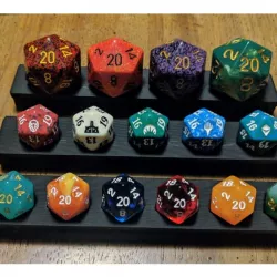 Modular Dice Display Shelves