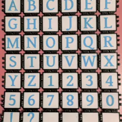 Multicolor Gentium Book Basic Square Font PolyPanels