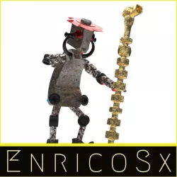 Neutral Wizard Robot Vintagescale 1/56 28mm Set 3/?