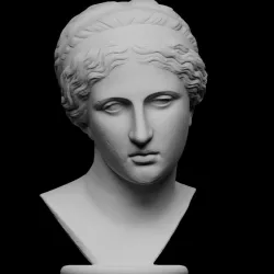 Nymph or muse, or from the niobide group