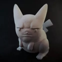 One Pissed Off Pikachu, miniature pokemon meme